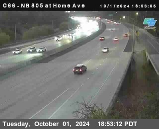 NB 805 at Home Ave (On Ramp)