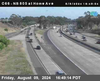 NB 805 at Home Ave (On Ramp)