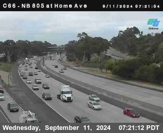 NB 805 at Home Ave (On Ramp)