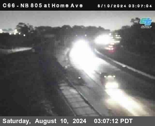 NB 805 at Home Ave (On Ramp)