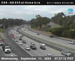 NB 805 at Home Ave (On Ramp)