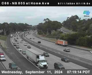 NB 805 at Home Ave (On Ramp)