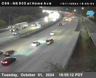 NB 805 at Home Ave (On Ramp)