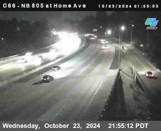 NB 805 at Home Ave (On Ramp)