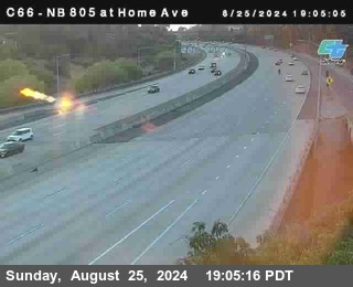 NB 805 at Home Ave (On Ramp)