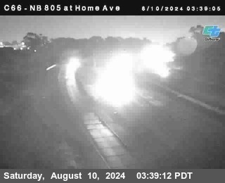 NB 805 at Home Ave (On Ramp)