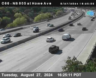 NB 805 at Home Ave (On Ramp)