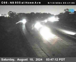 NB 805 at Home Ave (On Ramp)