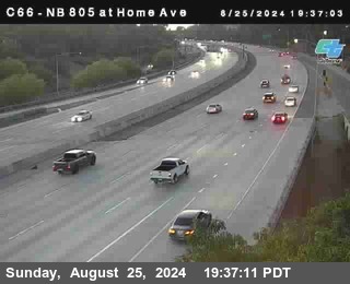 NB 805 at Home Ave (On Ramp)