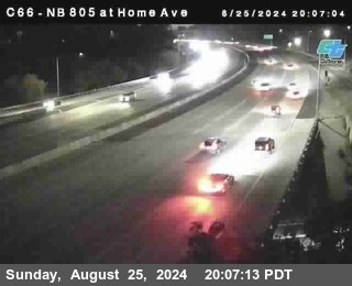 NB 805 at Home Ave (On Ramp)