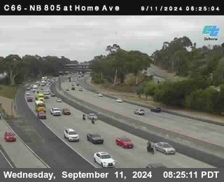 NB 805 at Home Ave (On Ramp)