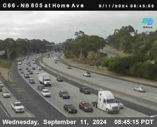 NB 805 at Home Ave (On Ramp)