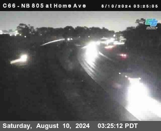 NB 805 at Home Ave (On Ramp)