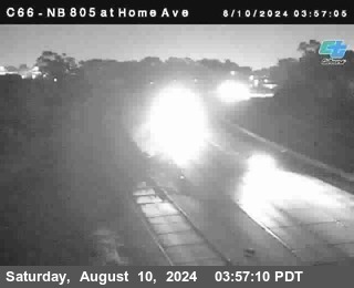 NB 805 at Home Ave (On Ramp)