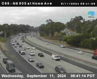 NB 805 at Home Ave (On Ramp)