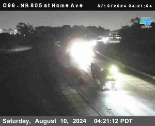 NB 805 at Home Ave (On Ramp)