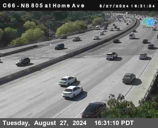 NB 805 at Home Ave (On Ramp)