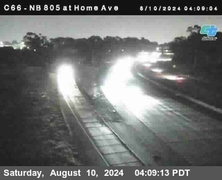 NB 805 at Home Ave (On Ramp)