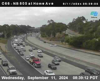 NB 805 at Home Ave (On Ramp)