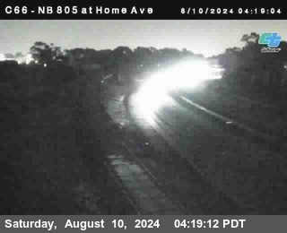 NB 805 at Home Ave (On Ramp)