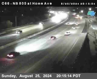 NB 805 at Home Ave (On Ramp)