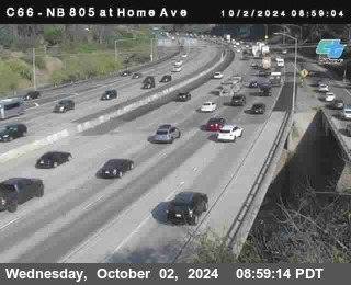 NB 805 at Home Ave (On Ramp)