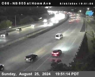 NB 805 at Home Ave (On Ramp)