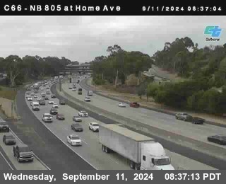 NB 805 at Home Ave (On Ramp)