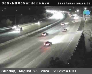 NB 805 at Home Ave (On Ramp)