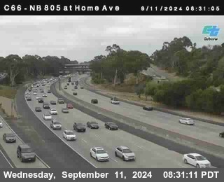 NB 805 at Home Ave (On Ramp)