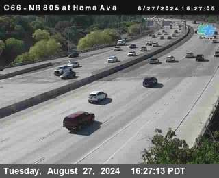 NB 805 at Home Ave (On Ramp)