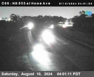 NB 805 at Home Ave (On Ramp)