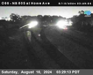 NB 805 at Home Ave (On Ramp)