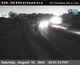 NB 805 at Home Ave (On Ramp)