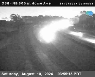 NB 805 at Home Ave (On Ramp)