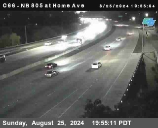 NB 805 at Home Ave (On Ramp)