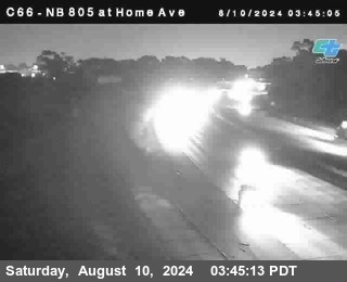 NB 805 at Home Ave (On Ramp)