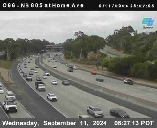 NB 805 at Home Ave (On Ramp)