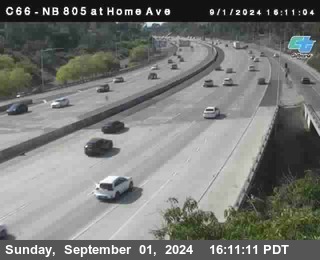 NB 805 at Home Ave (On Ramp)