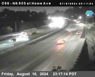 NB 805 at Home Ave (On Ramp)