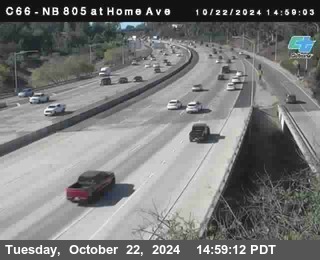 NB 805 at Home Ave (On Ramp)