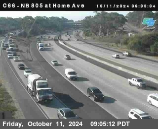 NB 805 at Home Ave (On Ramp)