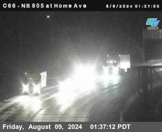 NB 805 at Home Ave (On Ramp)