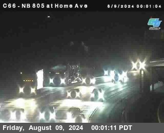 NB 805 at Home Ave (On Ramp)