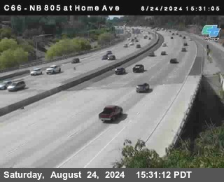 NB 805 at Home Ave (On Ramp)