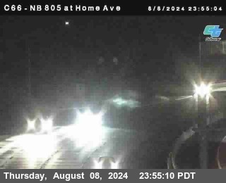 NB 805 at Home Ave (On Ramp)