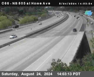 NB 805 at Home Ave (On Ramp)