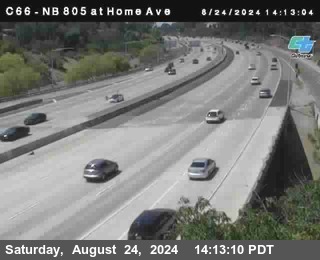 NB 805 at Home Ave (On Ramp)