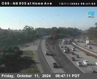 NB 805 at Home Ave (On Ramp)