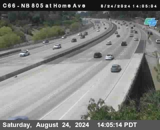 NB 805 at Home Ave (On Ramp)